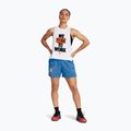 Dámské sportovní kraťasy  Under Armour Project Rock Underground Terry viral blue/phoenix/white 2