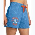 Dámské sportovní kraťasy  Under Armour Project Rock Underground Terry viral blue/phoenix/white 4