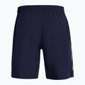 Pánské tréninkové šortky Under Armour Tech Woven Wordmark midnight navy/white 2