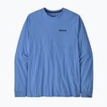 Pánské tričko longsleeve Patagonia P-6 Logo Responsibili abundant blue