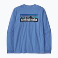 Pánské tričko longsleeve Patagonia P-6 Logo Responsibili abundant blue 3