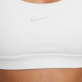 Dětská sportovní podprsenka Nike Swoosh white/pure platinum 5