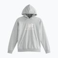 Pánská mikina New Balance Stacked Logo French Terry Hoodie athletic grey 5