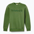 Pánská mikina Timberland Embroidery Tonal Crew Neck black forest green 5
