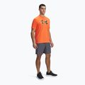 Pánské tréninkové šortky Under Armour Woven Wordmark castlerock/fire 2