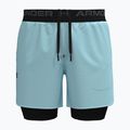 Pánské šortky Under Armour Peak Woven 2in1 stream/black 5