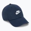 Kšiltovka Nike Club Unstructured Futura Wash obsidian/white