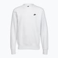 Pánská mikina Nike Club Fleece Crew white/black 7