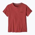 Dámské tričko Patagonia P-6 Logo Responsibili-Tee potters red 3