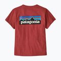 Dámské tričko Patagonia P-6 Logo Responsibili-Tee potters red 4