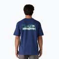 Pánské tričko Patagonia Boardshort Logo Pocket Responsibili clement blue 2