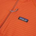 Pánská fleecová mikina Patagonia R1 Hybrid coal orange 3