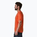 Pánské tričko Patagonia Cap Cool Merino Blend Graphic Shirt heritage header/coal orange 2