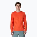 Pánské tričko Longsleeve Patagonia Capilene Cool Daily - Boardshort Logo orange peel/light orange peel x-dye
