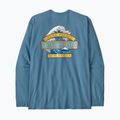 Pánské trekingové tričko Longsleeve Patagonia Great Waves Responsibili Tee shore blue 6