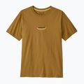 Pánské tričko Patagonia '95 Oval Logo bobcat brown/sunshine