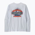 Pánské trekingové tričko Longsleeve Patagonia Great Waves Responsibili Tee white 2