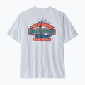 Pánské trekové tričko Patagonia Great Waves Responsibili Tee white 2