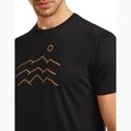 Pánské tričko icebreaker Merino 125 Cool-Lite Sphere Tee Across The Peaks black 5