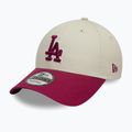 Kšiltovka  New Era WS Patch 9Forty Los Angeles Dodgers light beige 3