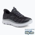 Dámské boty SKECHERS Summits Plus Soft Luster charcoal/silver