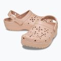 Nazouváky Crocs Classic Floral Cutout Clog pink caramel 14