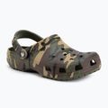 Nazouváky Crocs Classic Camouflage army green/multi 2