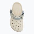 Dětské nazouváky Crocs Classic Denim Flower Adjustment Backstrap summit white 6