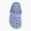 Dětské nazouváky Crocs Crockband Glow Confetti Band blue haze/multi 6