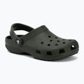 Nazouváky Crocs Classic army green 2
