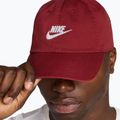 Kšiltovka Nike Club Unstructured Futura Wash team crimson/white 8