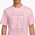 Pánské tričko Nike Court Heritage pink foam 3