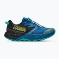 Dětské běžecké boty HOKA Speedgoat 7 black/night glow blue 9
