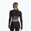 Dámské tréninkové tričko Longsleeve Under Armour HeatGear Rib 1/4 Zip black/castlerock/white 2