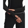 Dámský tréninkový Longsleeve Under Armour ColdGear Textured 1/2 Zip Black/White/Metallic Silver 4