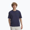 Pánská tričko Under Armour Woven Label Heavyweight washed navy/black