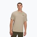 Pánské tričko Under Armour Sportstyle Left Chest city khaki/taupe dusk