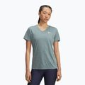 Dámské tréninkové tričko Under Armour Tech V-Twist jasper blue/white