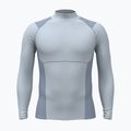 Pánské tréninkové tričko Longsleeve Under Armour Coldgear Elite Comp Mock blue fog/blue wind/reflective