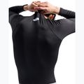 Pánské tréninkové tričko Longsleeve Under Armour Coldgear Elite Comp Mock ultimate black/ultimate black/reflective 5