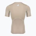 Pánské tréninkové tričko Under Armour HG Armour Comp timberwolf taupe/white 2