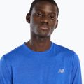Pánské tričko Longsleeve New Balance Athletics blue gemstone 5