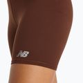 Dámské šortky New Balance Harmony High Rise pumpernickel 5