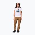 Dámské turistické tričko Columbia Ruby Springs Graphic Fitted white/get hiked 2
