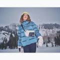 Dámská péřová bunda Columbia Amaze Puff Hooded everblue high shine 16
