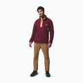 Pánská fleecová mikina Columbia Helvetia II Half Snap Fleece rich wine 2