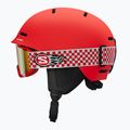 Dětská lyžařská přilba Salomon Player Combo + Gogle XV Jr cherry tomato/red silver mirror 3