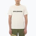 Pánské tričko Salomon Logo whisper white