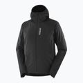 Pánská běžecká bunda Salomon Ultra Softshell Jacket deep black 8