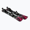 Dětské sjezdové lyže + vázání Salomon QST Jr Black XS + C5 GW black/neon punch 4